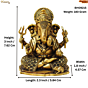 Brass Ganesha 3 Inch KBH09215