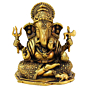 Brass Ganesha Idol KBH09216