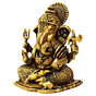 Brass Ganesha Idol KBH09216