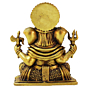 Brass Ganesha Idol KBH09216