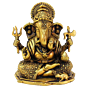 Brass Ganesha Idol KBH09216