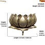 Brass Lotus Wall Hanging  KBH09225