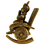 Brass KRISHNA ON ROOCKING CHAIR 6 Inch KBH09227
