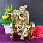 Brass KRISHNA ON ROOCKING CHAIR 6 Inch KBH09227