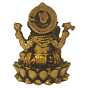 Brass Ganesha Idol KBH09234