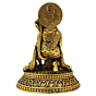 Small Lord Hanuman Brass Statue for Home Temple, Puja Room & Spiritual Decor BH09239