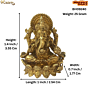 Brass Ganesha KBH09240