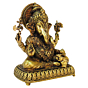 Brass Ganesha Idol KBH09244