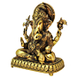 Brass Ganesha Idol KBH09244