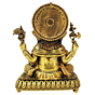 Brass Ganesha Idol KBH09244