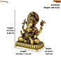 Brass Ganesha Idol KBH09244