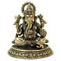 Brass Ganesha Idol KBH09252