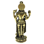Brass Vishnu Standing Idol KBH09254