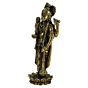 Brass Vishnu Standing Idol KBH09255