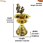 Brass Divi oil lamp KBH09261