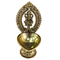 Lord Ganesha Brass Oil Lamp for Puja, Home Temple & Festival Decoration, BH09264