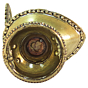Lord Ganesha Brass Oil Lamp for Puja, Home Temple & Festival Decoration, BH09264