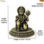 Brass Hanuman Statue KBH09266