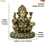 Brass Ganesha Statue KBH09267
