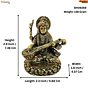 Brass Sarasvati Idol KBH09269