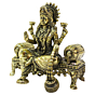 Brass Lakshmi Sitting On Sofa 4 Inch KBH09276
