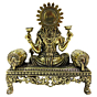 Brass Lakshmi Sitting On Sofa 4 Inch KBH09276