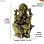 Brass Ganesha 4 Inch KBH09279