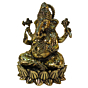 Brass Ganesha Statue KBH09294