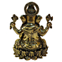 Brass Ganesha Statue KBH09294