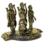 Brass Ram Darbar Statue KBH09298