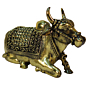 Brass Nandi statue KBH09301