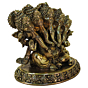 Brass Panchmukhi Ganesh 4 Inch KBH09304