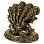 Brass Panchmukhi Ganesh 4 Inch KBH09304