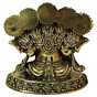 Brass Panchmukhi Ganesh 4 Inch KBH09304