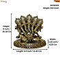 Brass Panchmukhi Ganesh 4 Inch KBH09304