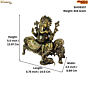Brass Sofa Ganesha Idol  KBH09307