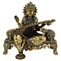 Brass Sofa Saraswati Idol  KBH09308