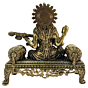 Brass Sofa Saraswati Idol  KBH09308