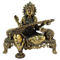 Brass Sofa Saraswati Idol  KBH09308
