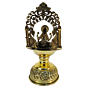 Brass Laxmi Deepak 7 Inch KBH09311