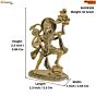 Brass Hanuman Idol KBH09328