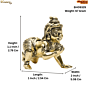 Brass Bal Gopal Idol KBH09329