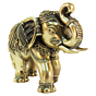 Brass Elephant Statue 4 Inch KBH09345