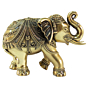 Brass Elephant Statue 4 Inch KBH09345