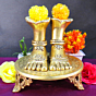 Brass Lakshmi Charan Paduka  8 Inch KBH09363