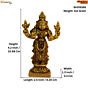 Brass Dhanvantari Idol 4 Inch KBH09366