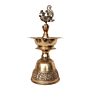 Brass Bird Deepak | Traditional Brass Oil Lamp with Bird Design for Pooja BH09372