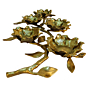 Brass 5 Flower Decor Stand KBH09378