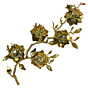 Brass 5 Flower Decor Stand KBH09378