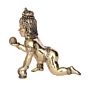 Brass Bal Krishna Idol KBH09380